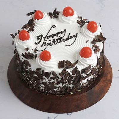 "Round shape black forest cake - 1kg - Click here to View more details about this Product